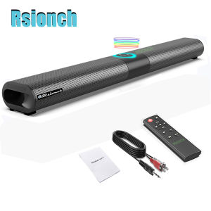 Rsionch Loa Bluetooth Di Động Cột Soundbox Tivi Không Dây Soundbar Có Đài FM Treo Tường USB Cho Điện Thoại Thông Minh Sử Dụng Tại Nhà