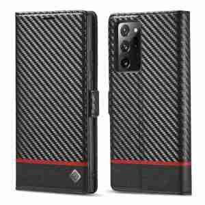 Leather Wallet Case for Samsung Galaxy A54 A34 A24 A14 A13 A23 A33 A53 A12 A22 A32 A52 A72 4G 5G A51 A71 Carbon Fiber Grain Magnetic Flip Cover