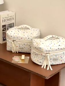 LITTLE DAISY | Tas Kosmetik Korea Besar Lucu  / Tas Makeup / Tas Skincare Travel / Skincare Pouch Makeup Pouch