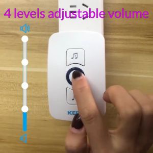 Bel Pintu Rumah Sensor Gerak KERUI M525 Wireless Tanpa Kabel