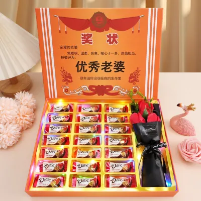 Practical Valentines Day Birthday Gift Girlfriend Bouquet and Chocolates