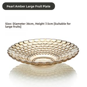Creative European Glass Fruit Plate
