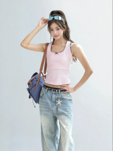 Sweet and Slender Bow Strap Top