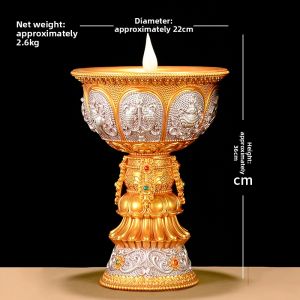ZANGCUN | Rechargeable & Pluggable LED Butter Lamp Holder