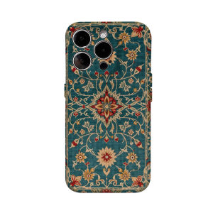 Potdemiel | Retro Turkish Persian Style Phone Case for iPhone 18/17/16/15/14/13/12/11/X/XS/XR/XSMAX/7/8 pro Max plus Double-layer Back Cover