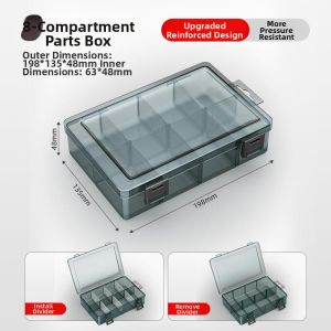 TAOKOU | Multi-compartmentalized Storage Box For Tools