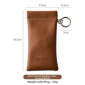 BAPNP | Automatic Closing Hanging Leather Eyewear Storage Bag