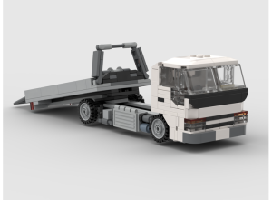 MOC-XM245 Classic Isuzu 8 Grid Truck 289 Parts Black Seat Building Blocks Can Sit 2 People Đồ Chơi Khối Xây Dựng Cho Người Lớn