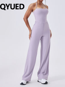 QYUED | Quần Yoga Đệm Có Dây Kéo Sau Lưng và Quần Bootcut