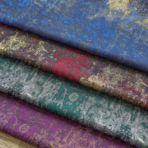 Mực Vàng Hoa Văn Cổ Điển Vải Cho Phụ Nữ Quần Áo Giày Tự Làm May Chất Liệu Retro Đồ Thủ Công Dệt