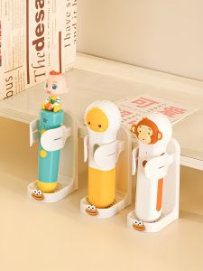 Childrens Point Reading Pen Storage Box Student Marker Pen Organizer Desktop Boy Girl Wall Mounted Pen Holder Cream Style