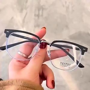 Women Anti Radiation Myopia eyeglasses grade 0-600° Anti-fall Replaceable Lens Myopia Glass for Women Men Graded Glasses for Nearsighted