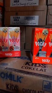 Glico Pocky MINI PACK CHOCOLATE / COKELAT - (HARGA PER 30 BOX)