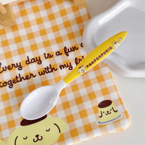 Cute Cartoon Portable Spoon Fork Set Student Girl Heart Home Use Melamine Dining Utensils Children Commercial Restaurant