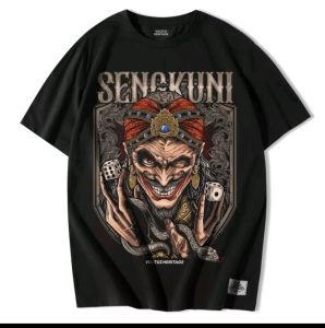 KAOS SENGKUNI / BAJU KATA BIJAK JAWA // ATASAN  PRIA & WANITA DEWASA VIRAL / T-SHIRT COMBAD 30S KEKINIAN