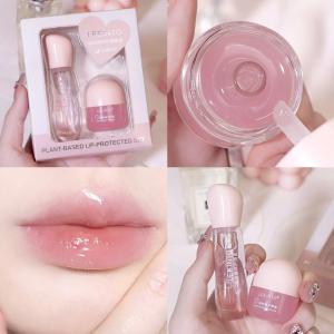 Hydrating Lip Care Set Moisturizing Lip Gloss Exfoliating Lip Balm Nourishing Lip Mask for Men And Women Reduces Lip Lines