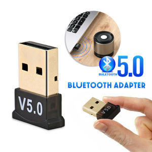 USB Bluetooth Adapter Wireless Bluetooth Transmitter Receiver CSR 5.0 Bluetooth Dongle For Wireless Headphone PC Computer Speaker Wireless Mouse Bluetooth Music Audio Receiver Transmitter Controller Game Plug And Play
