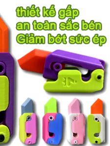 Đồ Chơi Dao Cà Rốt Trọng Lực 3D Không Sát Thương Vui Nhộn Hot Trend Hoạt Hình Sinh Động Đồ Chơi Trẻ Em - Little Kobo