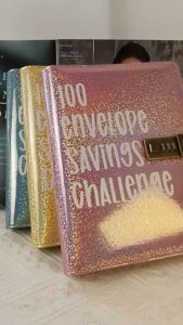 100 Days / 30 Day Savings Challenge Loose-leaf Handbook Password Lock Notebook