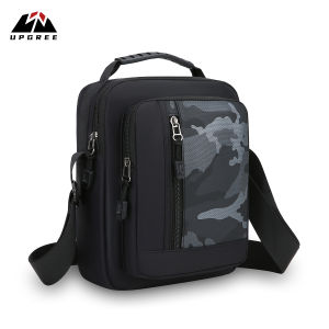 UPGREE Fashion Mens Shoulder Bag Messenger Bag Travel Bag Business Bag Large Capacity Handbag Lightweight Casual Bag Fashion Leisure Sport Street Bag for College Student