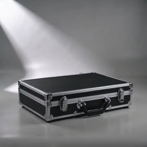 Universal 8Pcs Wireless Microphone Storage Box Shockproof Aluminum Hard Case for Wireless Mic Protection