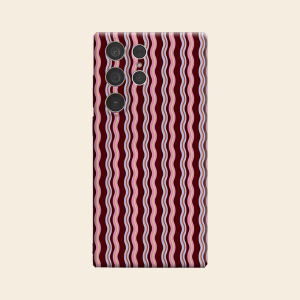 Wavy Color Stripes Luxury Fashion Full Lens Protective Case for Samsung Galaxy S26 S25 S24 A56 A36 Plus Ultra