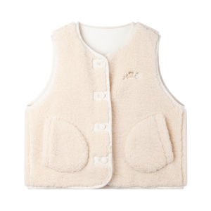 MUCMUKN | Imitation Lamb Flannel Vintage Matchable Girls Vest New Winter Style