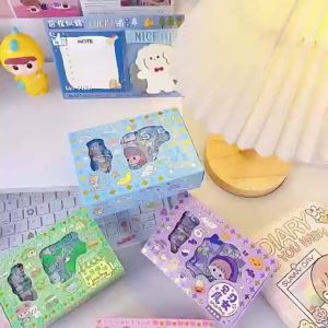 Stiker Momo Cute Roll Set 2D Waterproof - Ungu