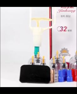 Ready Stock- 32 sets Bekam Chinese Medical Therapy Cupping Set with Pump Professional Chinese Acupoint Cupping Therapy Guasha Firming Soothing Easy to Use
