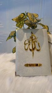 (bisa costum nama ) AL-QURAN A5 Hampers De Flower Classic + Pouch Free Tasbih Premium