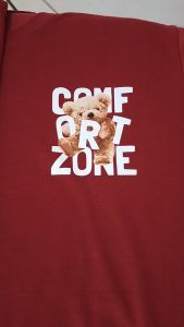 KAOS DISTRO WANITA LENGAN PANJANG COTTON COMBED 24s BASIC T-SHIRT TERBARU/ COMFORT ZONE 2in1