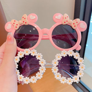 Childrens Fashion Sunglasses UV Protection Cartoon Design Girls Sunglasses Baby Glasses New Model Kids Accessory Outdoor Wear