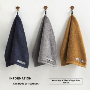HUANGJIAJINDIAN | Khăn Mặt Bông Thấm Nước Cho Phòng Tắm