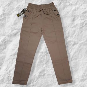 Baggy Pants Anak Perempuan Katun Stretch Melar Usia 5-10 Tahun