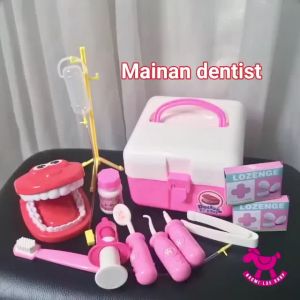 MAINAN DENTIST DOCTOR PLAYSET DENTAL CLINIC MAINAN DOKTER GIGI ANAK KOPER