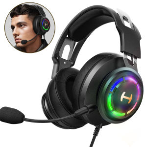 Edifier G35 Gaming Headset ENC Noise Cancelling Mic USB Over-Ear Headphone with 7.1 Hi-Res Surrounding Sound for PC PS4 Gaming