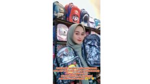 BGC Tas Ransel Sekolah Anak TK Tas Mobil On The Road Frozen Fever - Blue