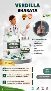Verdilla Bharata Obat Paru Paru Paling Ampuh 100% Asli Original