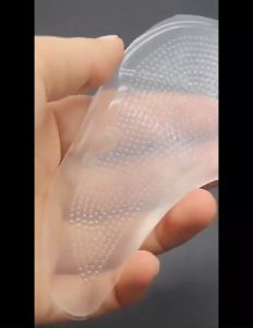 MAYGO ซิลิโคนเจลใส สําหรับใส่รองเท้า (1คู่) นวดฝ่าเท้าของคุณ ลดการปวดเมื่อย Shoes Insole