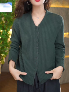 QINGNAER | American Style Casual Loose Knit Sweater