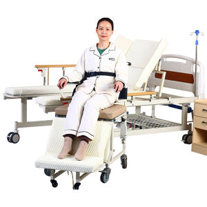 Multi-Functional Nursing Bed with Wheelchair Separation Toilet Bed for Paralyzed Elderly Patients Disabled Patients Home Care