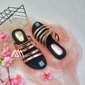 Sandal Slop Flat Wanita Tanpa Hak Salsabila TS-3