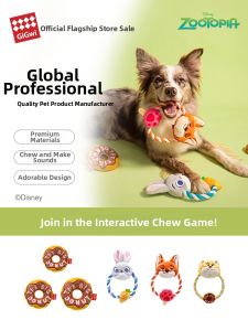 Gigwi | Squeaky Paper Teething Sound-making Durable Boredom-Relief Dog Toy