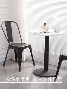 Tolix Iron Metal Chair Dining Chair Cafe Chair Guest Chair Metal Chair Outdoor Chair Vintage Stackable Dining Chair 铁椅 金属椅