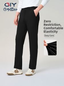 GYgoldlion | Comfortable Casual Pants for Men Fall Winter Straight Leg Pants