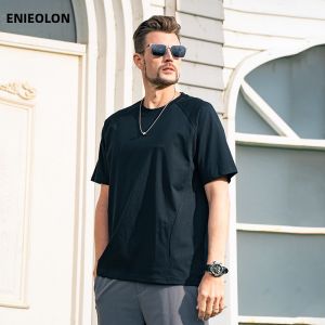 Enjeolon | Heavyweight Cotton Deconstructed Split Short Sleeve T-Shirt 270G