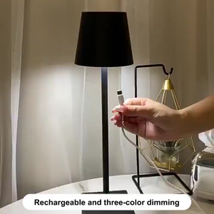 Usb Rechargeable Table Lamp Waterproof Touch Switch Table Lamps for Bedroom Hotel Living Room Restaurant