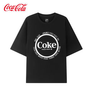 Coca-Cola | Áo Thun Dễ Thương Phong Cách Đơn Giản Mỏng Rộng Cho Đôi