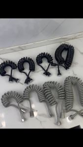 JUNMO Suitable For Bathroom Kitchen Spring Flexible Shower Hose