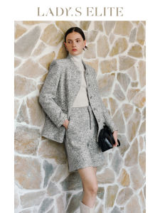 LadyS Elite | Galaxy Grey Woolen Top Chic Style